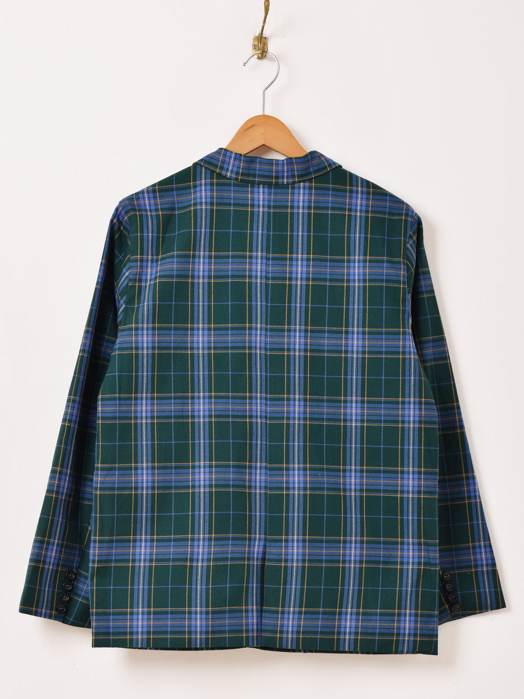 2色展開】Meridian チェック柄 テーラードジャケット – 古着屋Top of