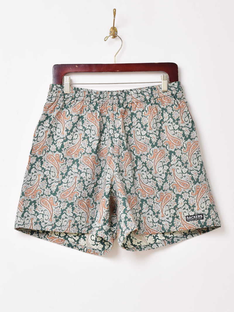 2色展開】Backers ペイズリー柄 ショートパンツ – 古着屋Top of the
