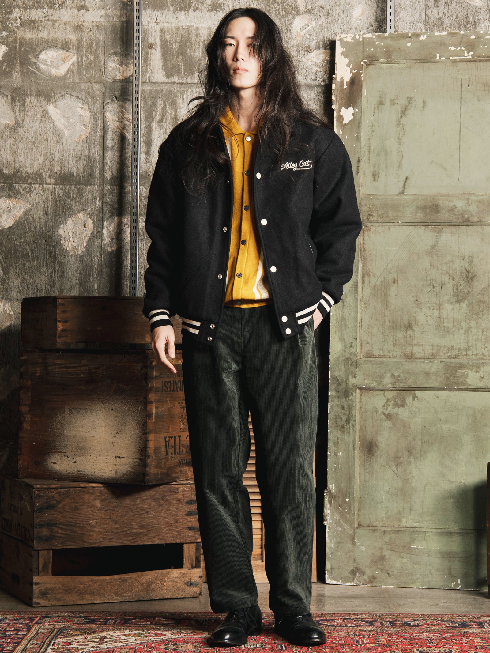 Backers パッチ 刺繍 スタジアムジャケット「ALLEY CATS」 – 古着屋Top