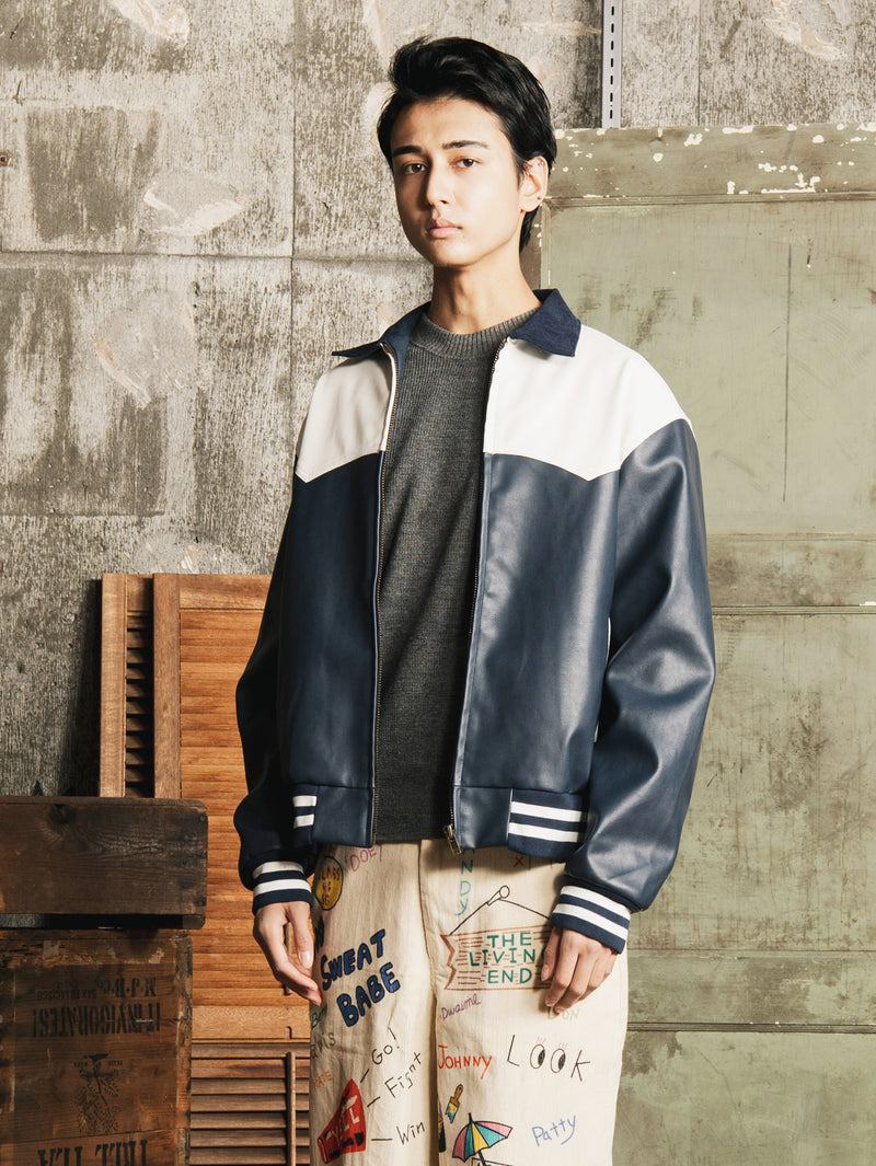 3色展開】Backers PUレザー ワークジャケット – 古着屋Top of the Hill