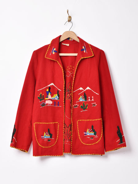 メキシコ製 刺繍ウールジャケット – 古着屋Top of the Hillのネット