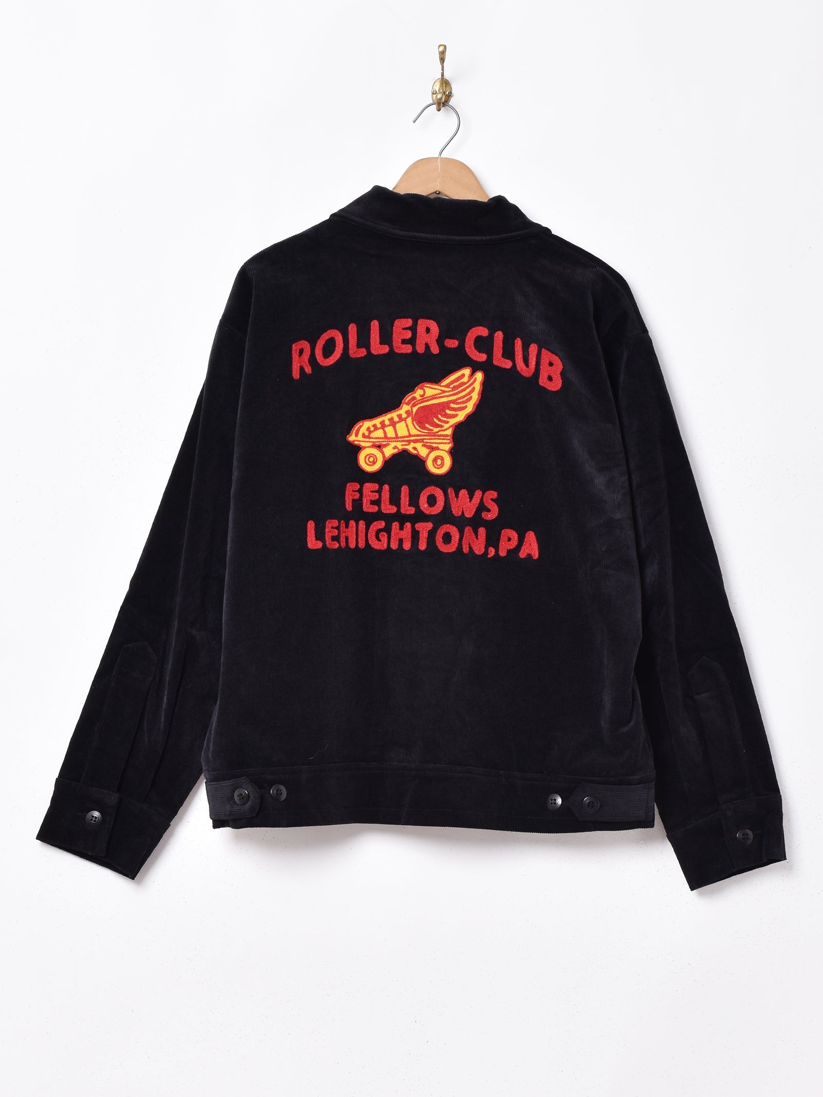 3色展開】「Backers」刺繍入り コーデュロイジャケット「ROLLER-CLUB