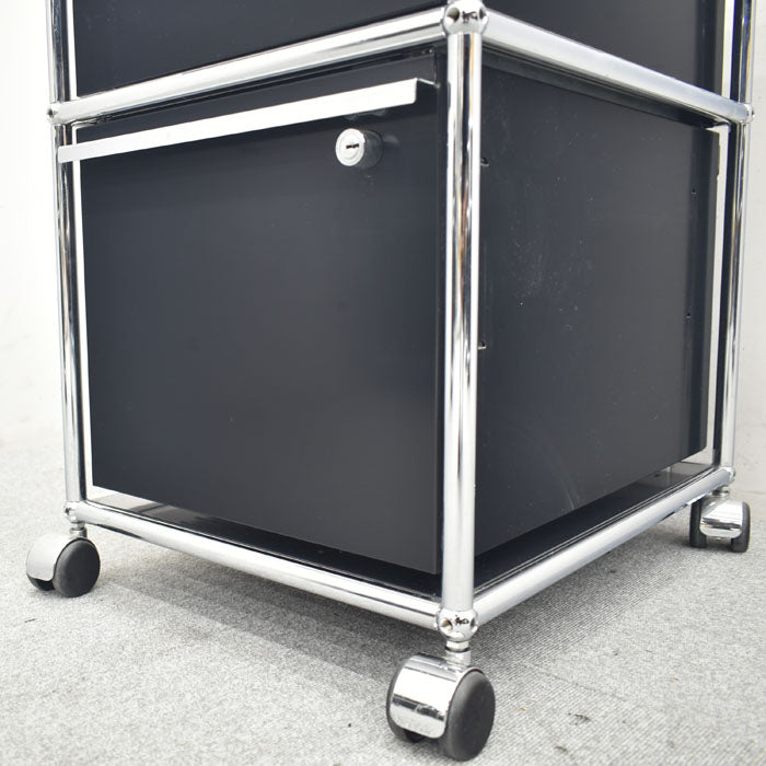 USM Haller System ハラーシステム ワゴン ロールボーイ 鍵付