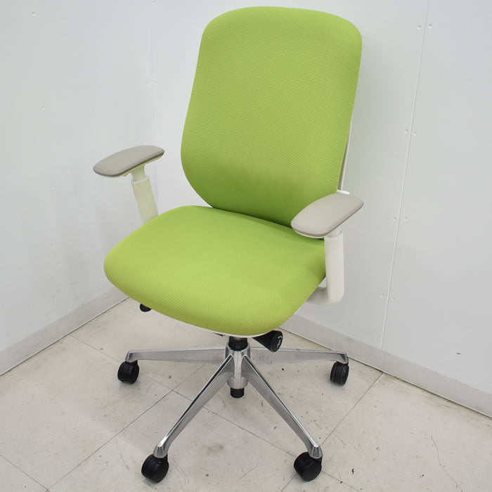 中古】オカムラ シルフィー ハイバック 可動肘 バックカーブアジャスト