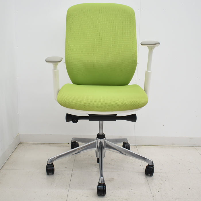 中古】オカムラ シルフィー ハイバック 可動肘 バックカーブアジャスト