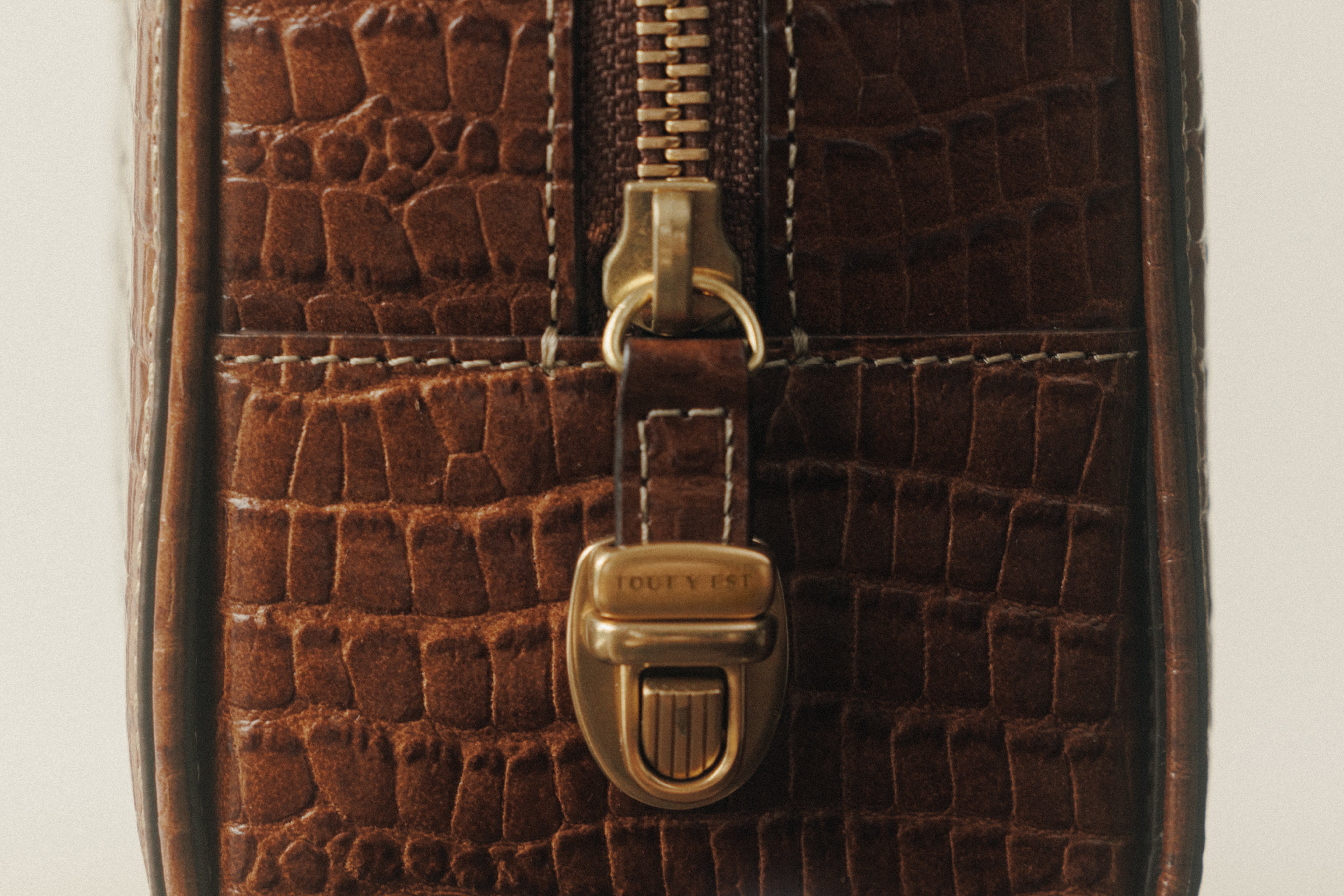 SAC LOQUET MINI CROCO BROWN – TOUT Y EST JP