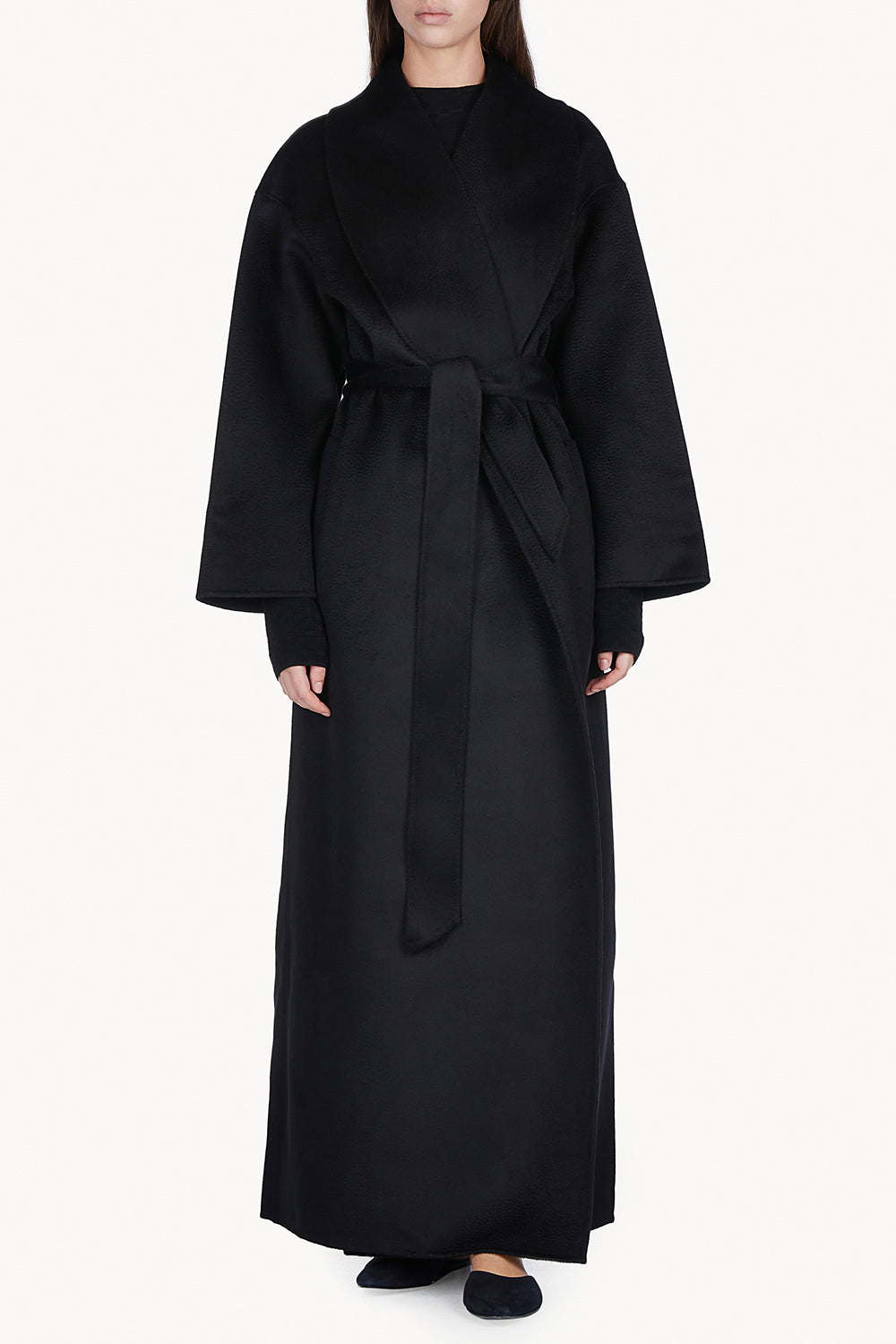 Jore Lambswool Maxi Coat Black – TOVE Studio