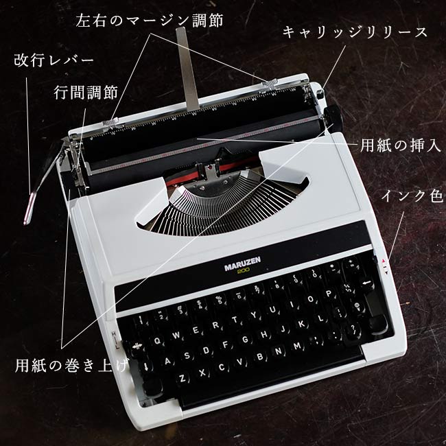 MARUZEN 200 タイプライター – zakka store towi