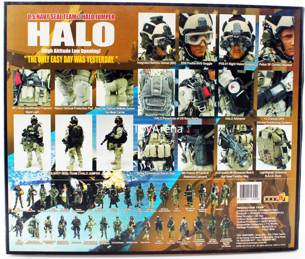 Hot Toys 1/6 Halo High Altitude Low Opening US Navy Seal Team 2 Halo J