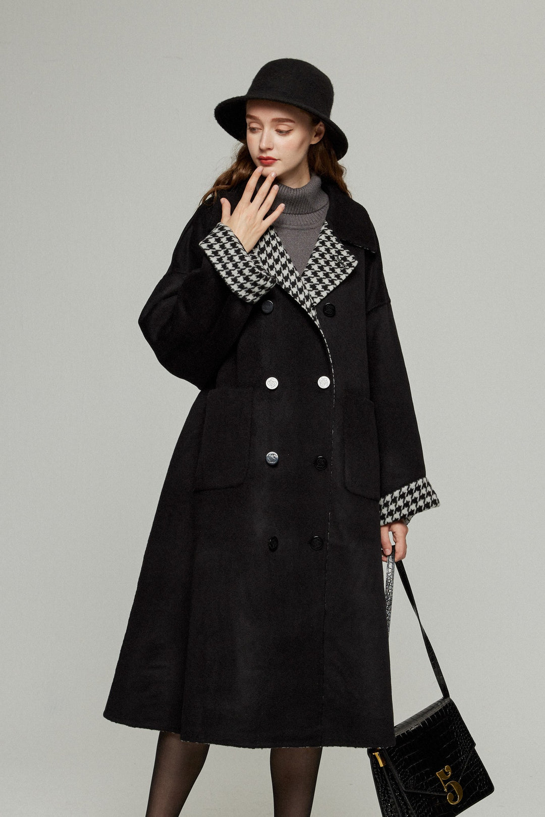 口角にほくろがある彼女》リバーシブル2WAYコート – Tnewties