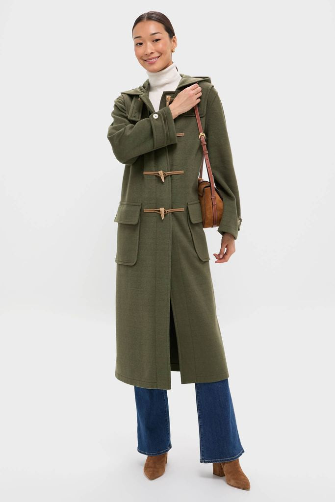 Olive Green Arthur Toggle Stadium Coat | Tuckernuck