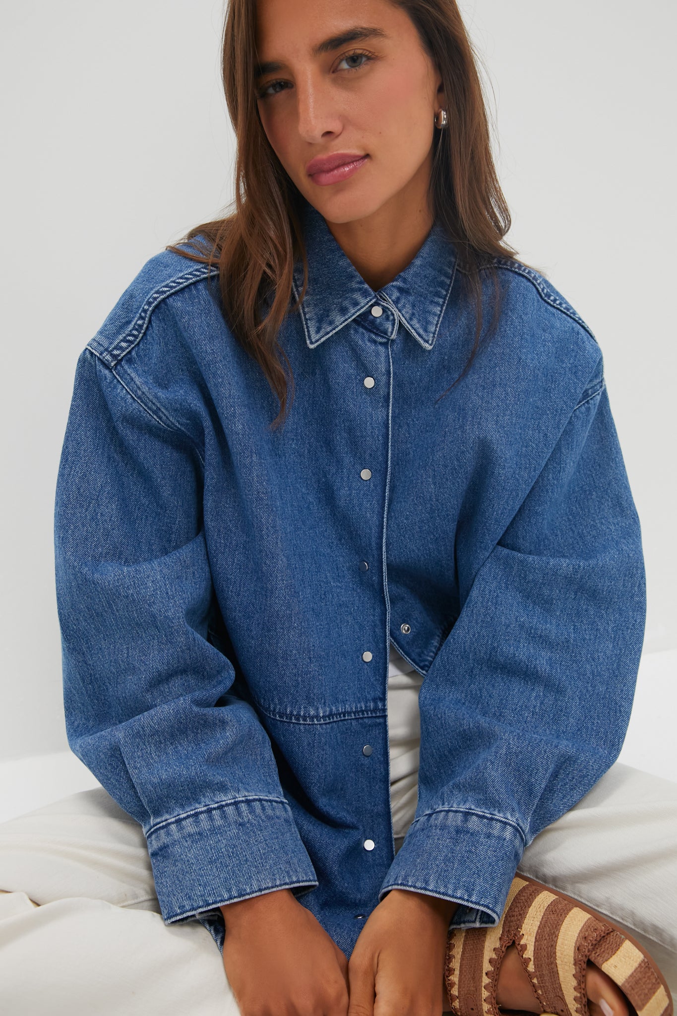 Fresh Blue Otis Organic Denim Jacket | Nude Lucy