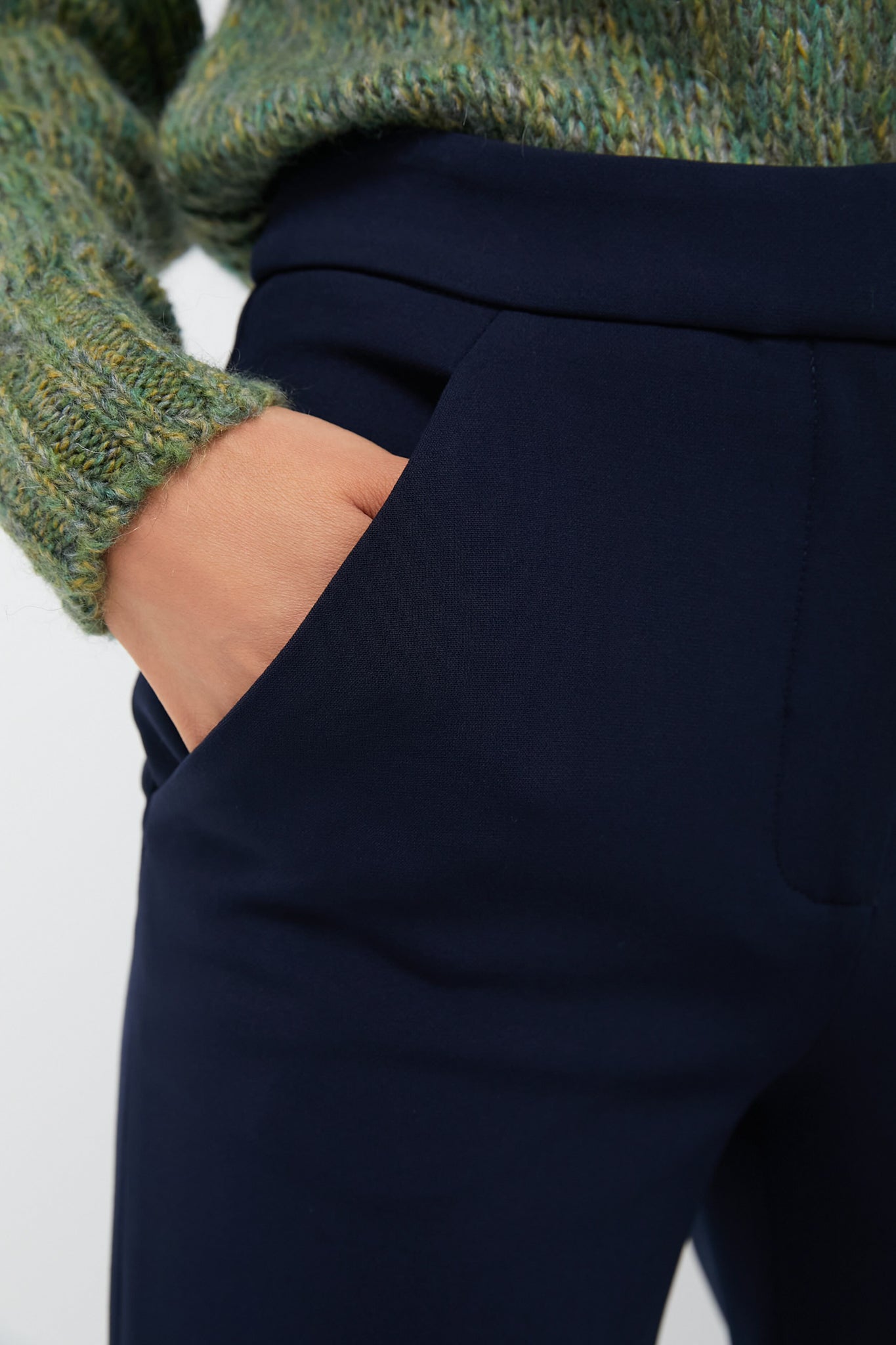 Navy Brixton Pant | Veronica Beard