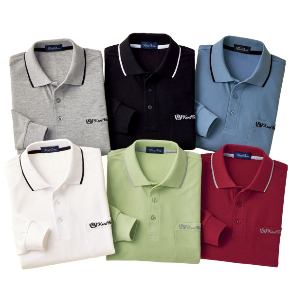 楽天市場】吸汗速乾 長袖ポロシャツ 同サイズ6色組 ケントブロス