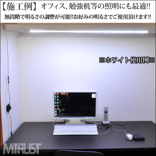 楽天市場】家庭用 LED テープ ライト 高輝度 3チップ内蔵SMD60連 1m 1