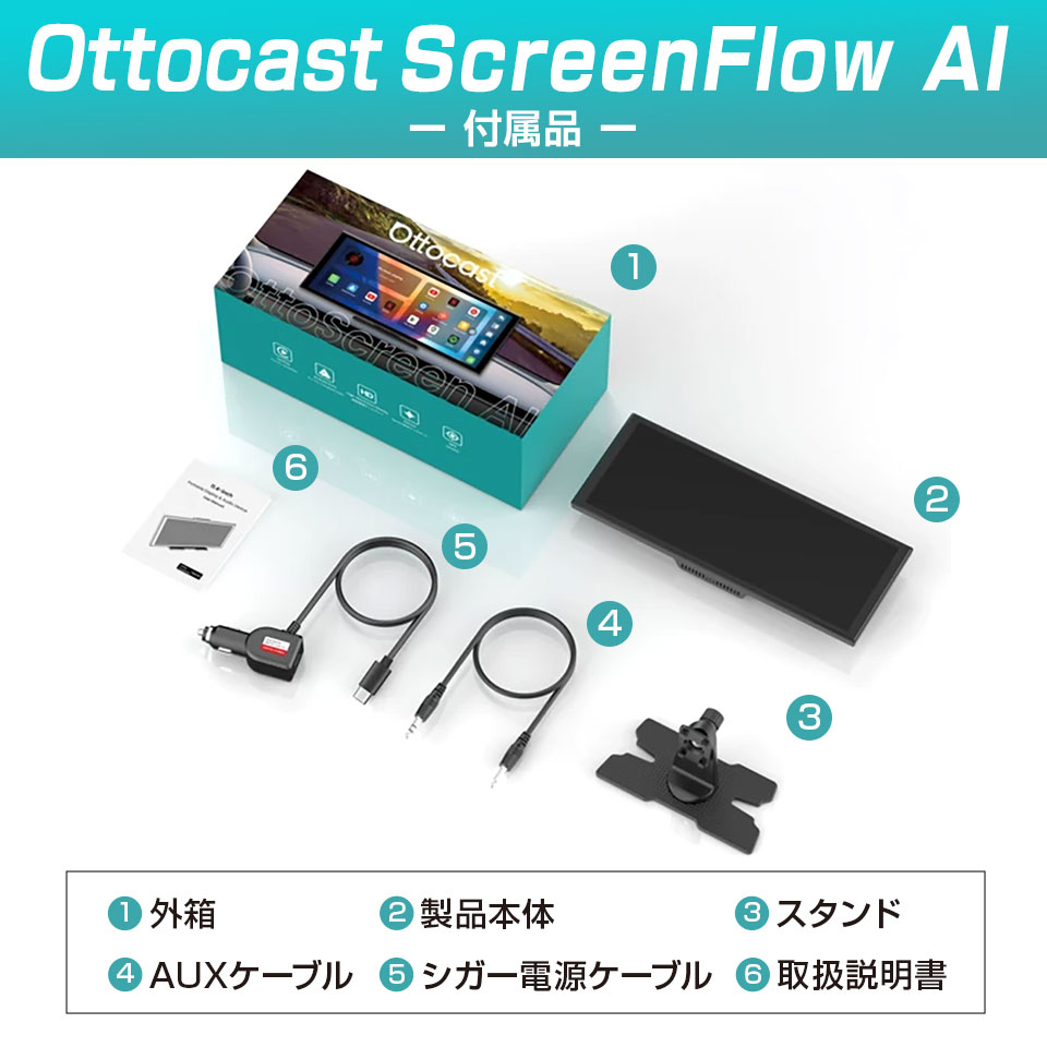 楽天市場】【正規代理店】Ottocast Screen AI オットキャスト