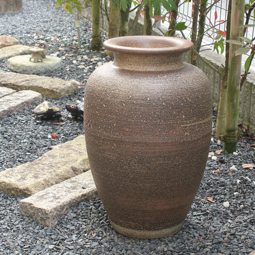 楽天市場】【ポイント10倍】信楽焼 大型 フラワーベース 窯肌 松皮 20