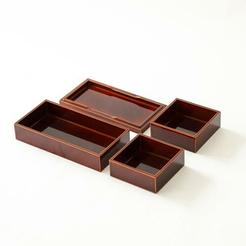 楽天市場】飛騨春慶 元田漆器 料理箱 伝統工芸品 木製 お重箱