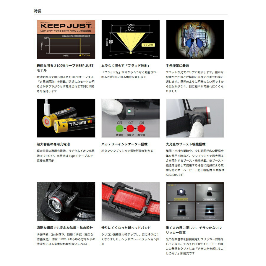 楽天市場】【最大2000円OFF】 タジマ TAJIMA ヘッドライト キープ