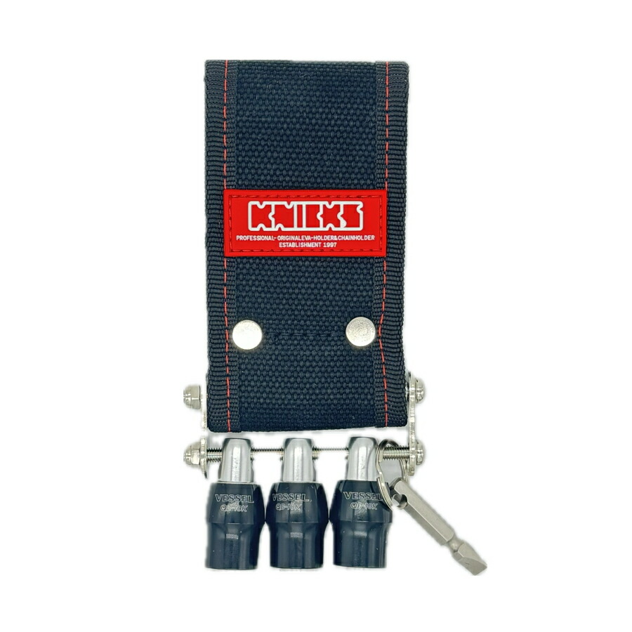 楽天市場】KNICKS (ニックス) 3SE-TSV 赤 / 黒 4号帆布ベルト クイック