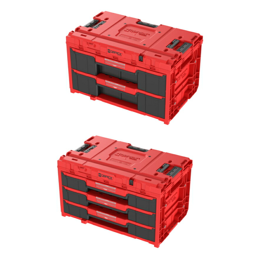 楽天市場】PATROL QBRICK ONE 2.0 ツールボックス 赤 Drawerシリーズ