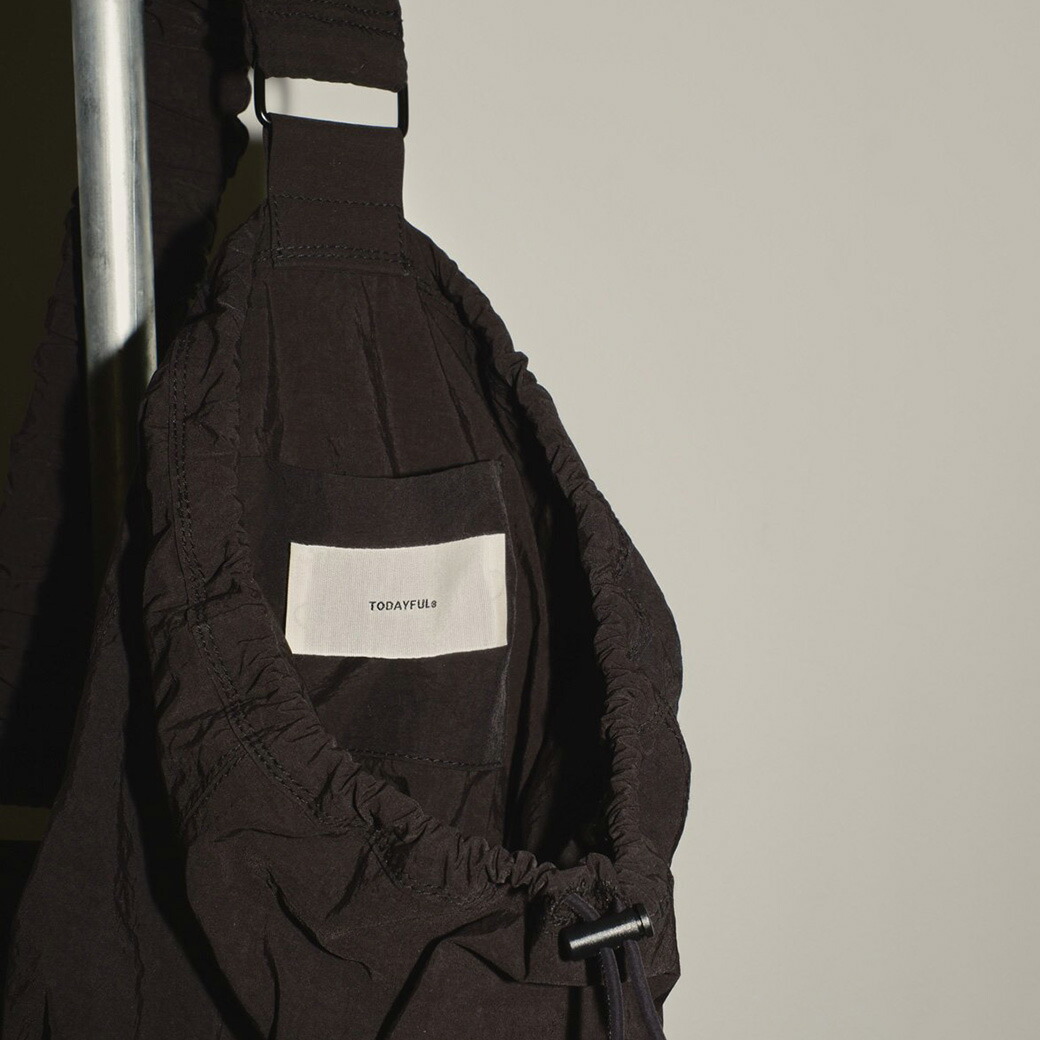 楽天市場】TODAYFUL トゥデイフル Nylon Gather Bag ナイロンギャザー