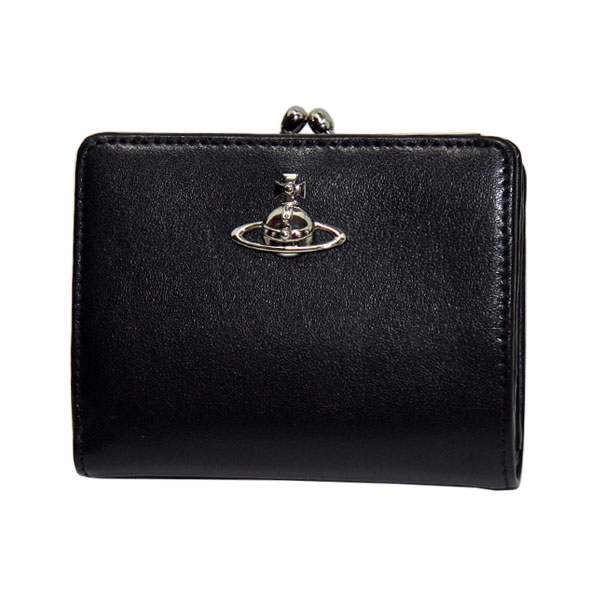 楽天市場】【送料無料】ヴィヴィアン 財布 がま口 二つ折り財布 小銭