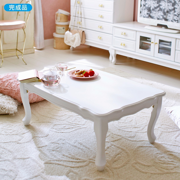 楽天市場】【直送】猫脚折りたたみテーブル大(引出無)/Ruban(リュバン