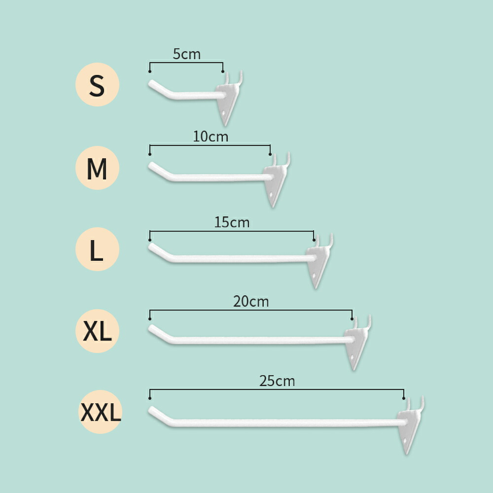 楽天市場】【最大10%OFF】有孔ボード用 ダブル フック 穴間ピッチ20mm