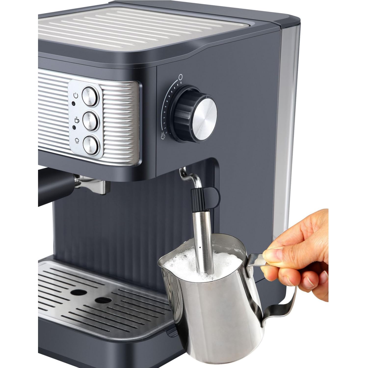 楽天市場】半自動コーヒーメーカーカ人気 エスプレッソマシン ミルク泡