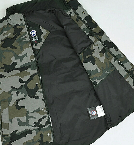 楽天市場】【P10倍】カナダグース ギャルソンベスト カモフラージュ