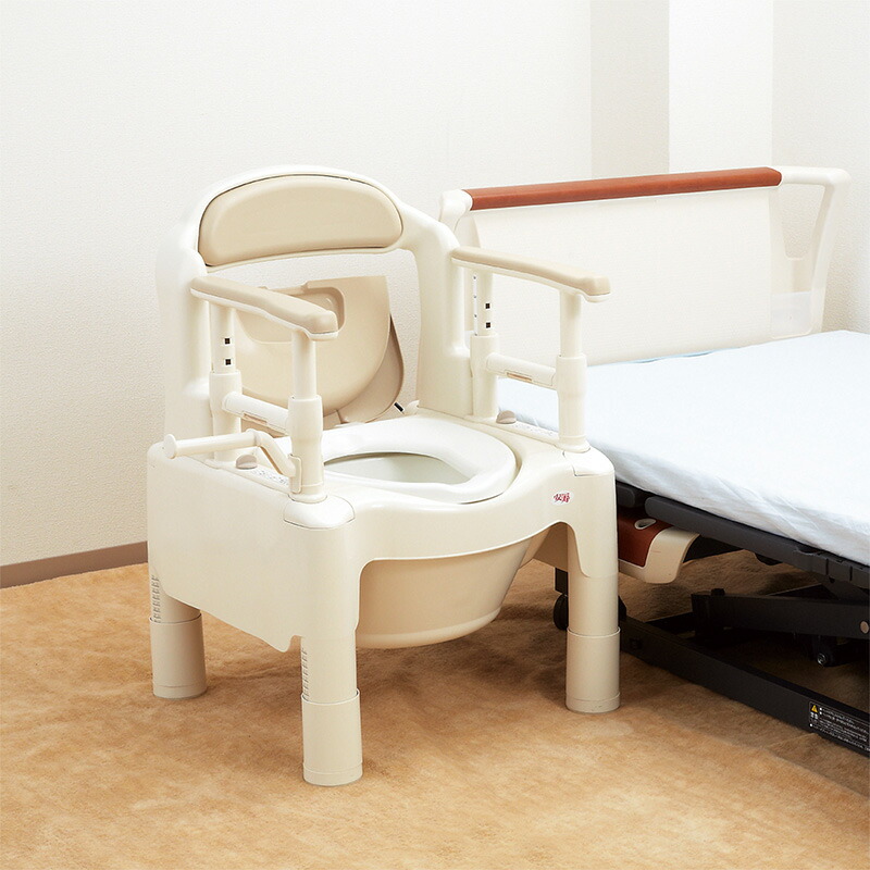 楽天市場】【廃番】安寿 ポータブルトイレ ちびくまくん FX-CP