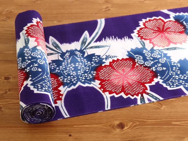 高級手芸 綿絽 本染ゆかた反物 高級手芸 綿絽 本染ゆかた反物 高級手芸