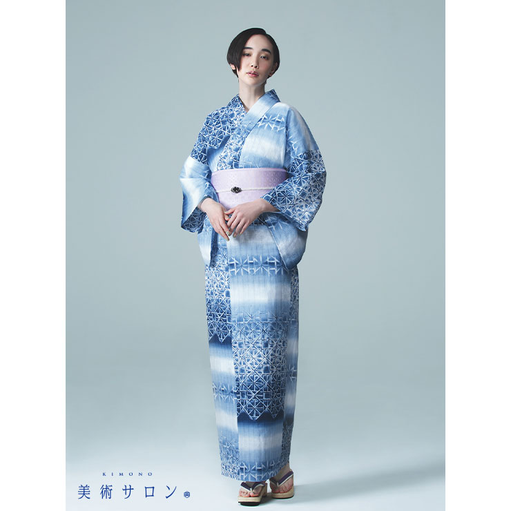楽天市場】＼スーパーSALE開催中!／[ 美術サロン ] 浴衣 藍捺染 知多