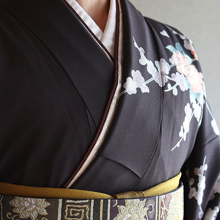 楽天市場】振袖用 [ 重ね衿 ] 4way 伊達衿 ヨーロピアン更紗 × あられ