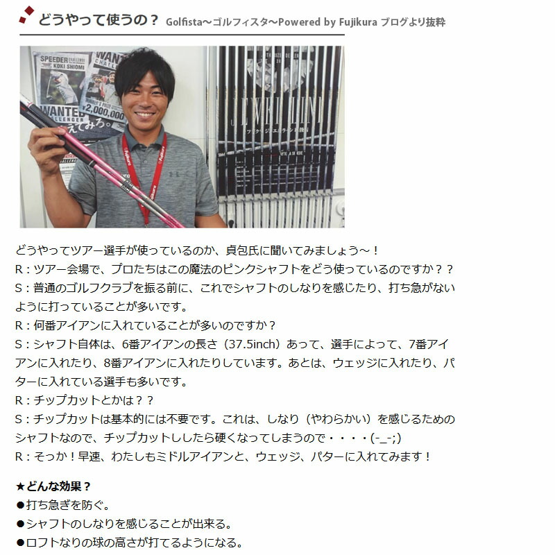 楽天市場】フジクラ エムシー アイプラクティス アイアン 練習用