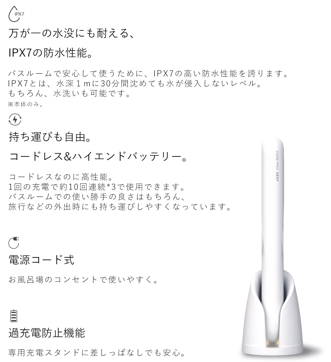 楽天市場】【正規店/送料無料/最強配送】CARE PRO DEEP ケアプロ