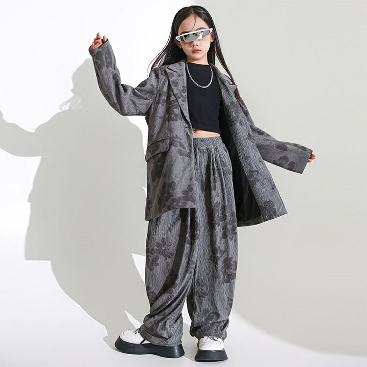 楽天市場】花柄 キッズ ダンス衣装 セットアップ グレースーツ 大きい