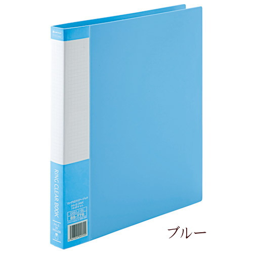 楽天市場】バインダー A4 30穴 D051J スマートバリュー クリアーブック