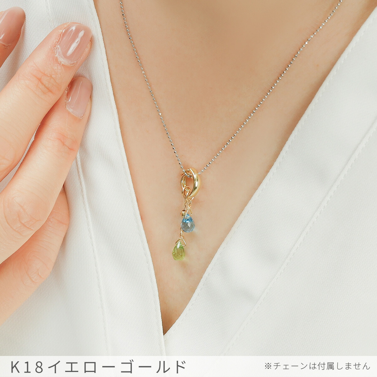 楽天市場】カラーストーン チャーム 付き クリッカー バチカン パーツ