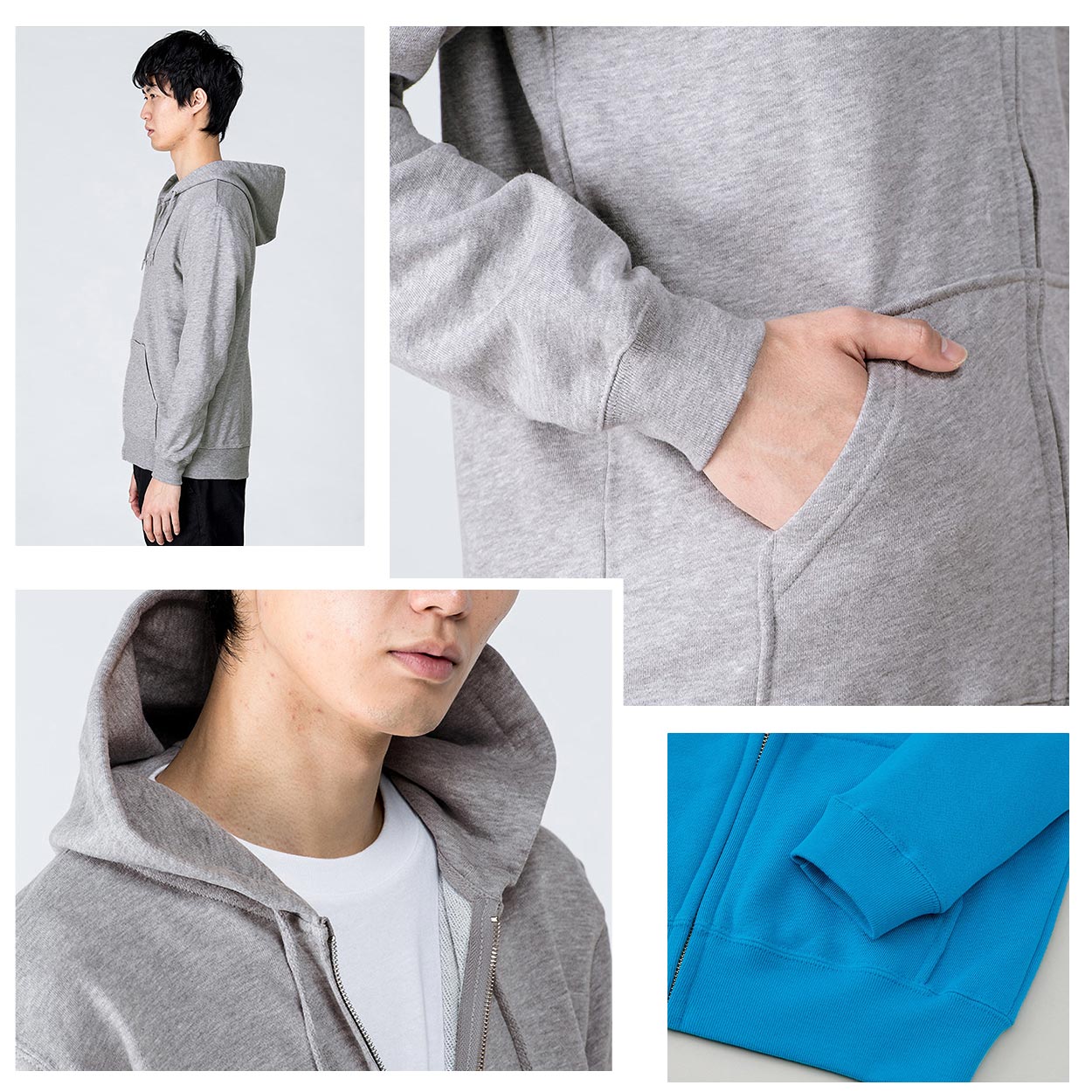 楽天市場】パーカー メンズ レディース 定番 無地 長袖 スタイリッシュ