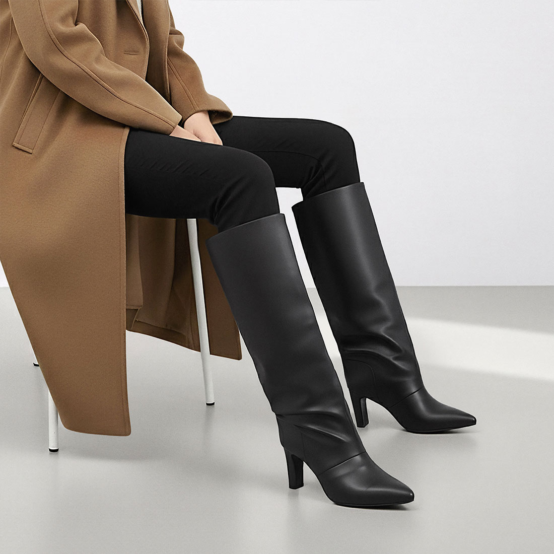 楽天市場】【30%OFF:WINTER SALE】【足固定バンド付き】美脚ブーツ 足