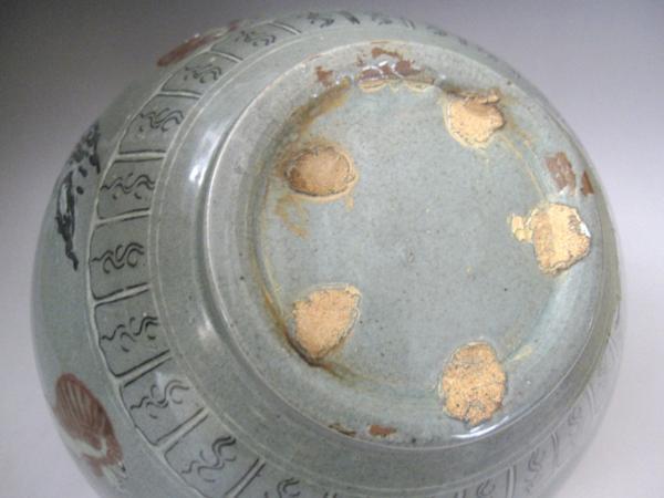 楽天市場】高麗青磁 辰砂 動物文壺 猫 鳥 高さ約24cm 李朝 陶磁器 韓国