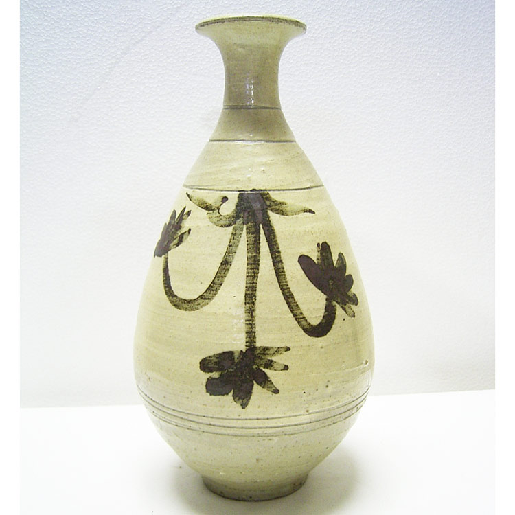 も須恵器 古陶磁 壺 花瓶 インテリア 時代物 朝鮮 楽天市場】李朝 青花草花文壺 全高38cm 韓国 朝鮮 陶磁器 希少 花瓶