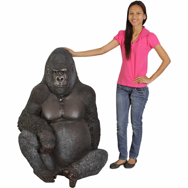 楽天市場】悠然たるゴリラ Silver Back Gorilla 強化プラスチック (FRP
