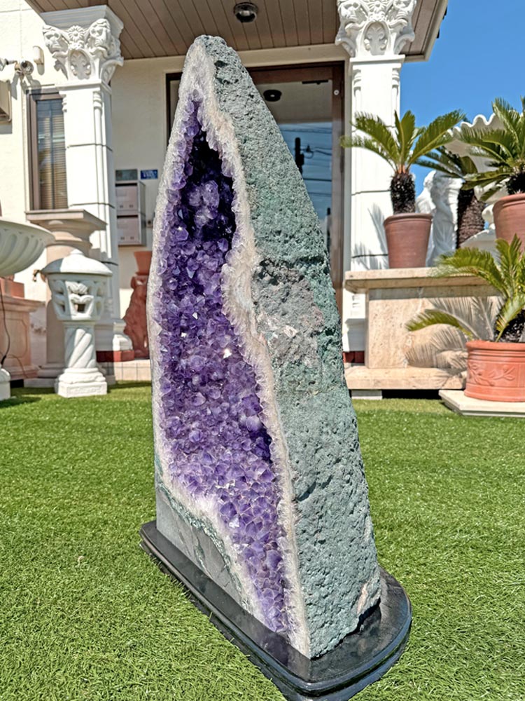 楽天市場】天然 紫水晶 特大 アメジスト ドーム 原石 大きい