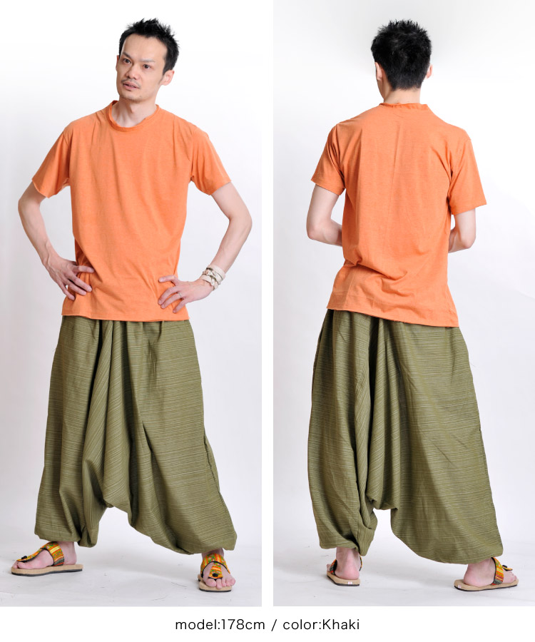 楽天市場】【期間限定10％OFF】サルエルパンツ メンズ レディース