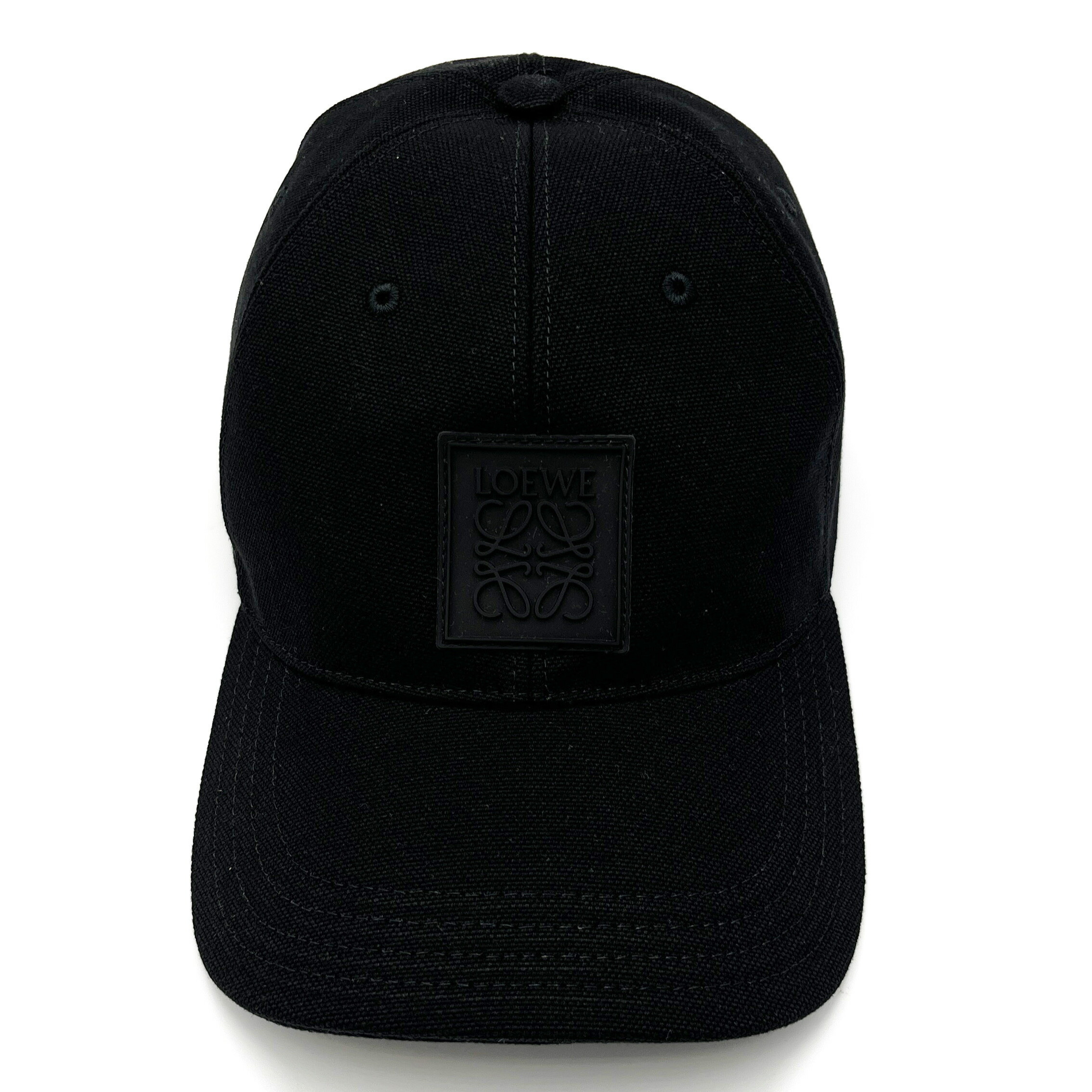 楽天市場】Loewe ロエベ パッチ キャップ キャンバス 帽子 ブラック