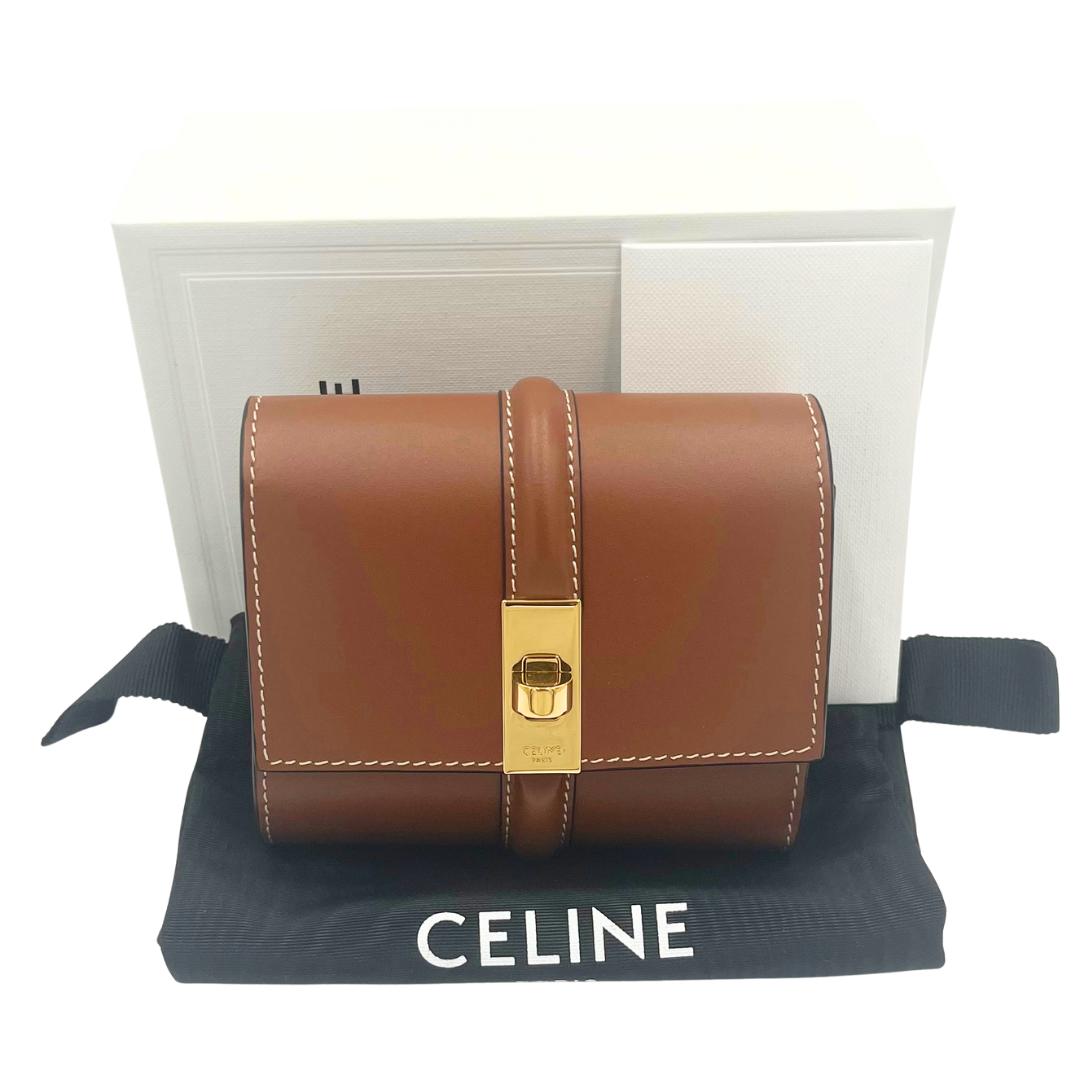 楽天市場】CELINE セリーヌ スモール トリフォールドウォレット 16