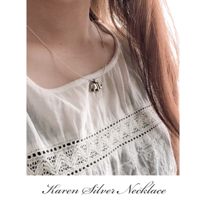 楽天市場】カレンシルバー カレン族 シルバー ネックレス 41〜44cm